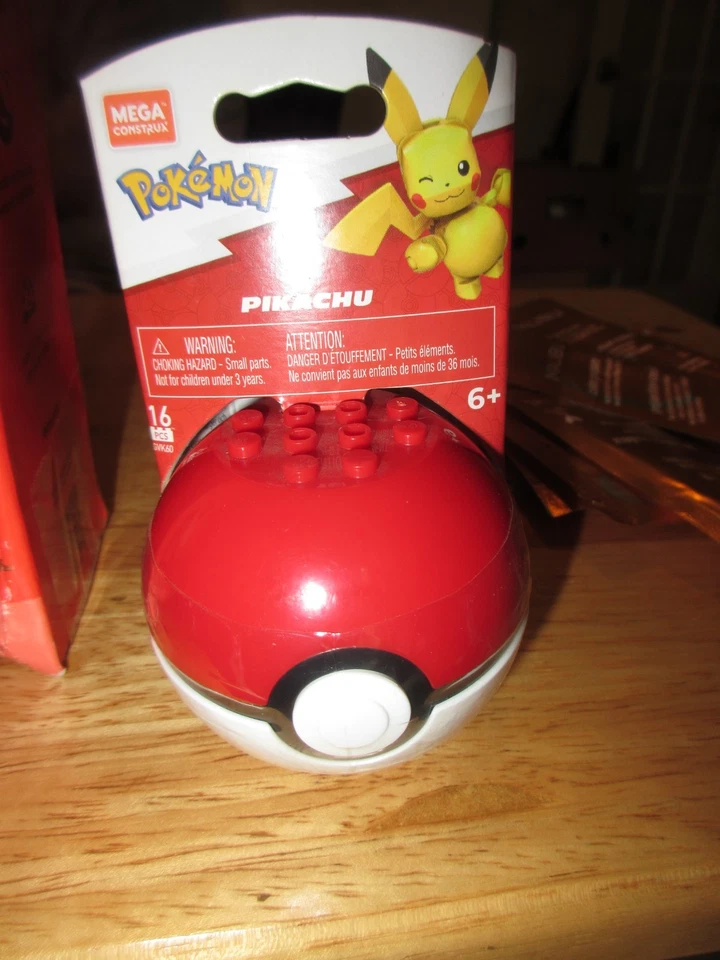 Mega Construx Bloks Pokemon Pikachu Pack 16 PCS GFC85 Original