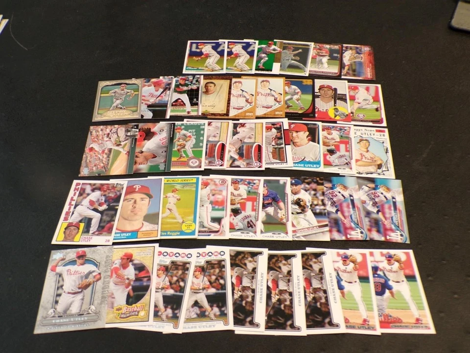 CHASE UTLEY - ¡Enorme lote de 42 cartas! Topps-Cubierta superior+! PHILLIES-DODGERS! Foto 1 de 1