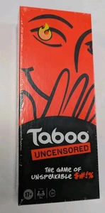Taboo Uncensored Game Hasbro New Sealed for Adults 17+ - Picture 1 of 2