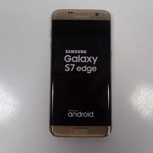 Samsung Galaxy S7 Edge 32GB Gold - Screen Issue - Picture 1 of 7