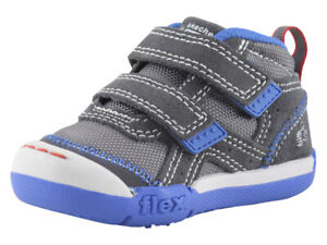 Skechers Toddler Boy's Flex Play Mid Dash Charcoal/Royal Sneakers Shoes