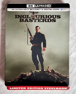 Inglourious Basterds 4K/Blu-ray DVD BestBuy Exclusive Steelbook OOP - Image 1 of 2