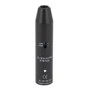 ClockAudio PPA - Adaptador de corriente fantasma 9-48v para micrófonos de condensador Electret - Imagen 1 de 1