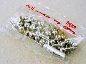 De colección 1992 Tamiya 58116 Dyna Storm Dynastorm ¡Juego completo de bolsas de conector de bola! - Imagen 1 de 7