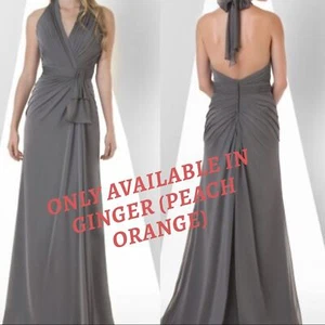 Bari Jay Brautjungfer ärmellos Ginger formelles Kleid - Bild 1 von 8