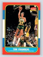 1986 Fleer #15 Tom Chambers Near mint or better