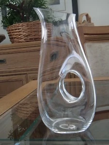 Lenox Tuscany Classics Pierced Clear Glass Pitcher 48 Oz - Picture 1 of 6