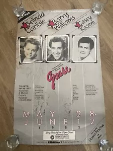 Vintage signiert handsigniert 1983 Fett Spielplakat Belinda Carlisle Casey Kasem - Bild 1 von 8