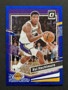 2023-24 Donruss Optic #162 Rui Hachimura BLUE GLITTER PRIZM /15 SSP LA Lakers - Picture 1 of 2