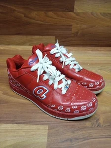 Vintage MLB Atlanta Braves Shoes By Reebok Size 9.5 Mens - Rare Authentic - Imagen 1 de 10