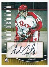 2012-13 IN THE GAME HEROES AND PROSPECT ADAM OATES AUTO SP CS R.P.I. #A-AO