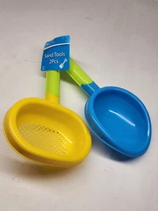 2PCS Sand Shovel And Sifter Kids, Colorful Beach Heavy Duty Plastic Shovel Toys - Picture 1 of 3