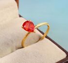 Fanta Orange Sapphire Ring Gemstone Ring Gift For Her Anniversary & Wedding Ring