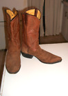MEN'S RIOS OF MERCEDES FOR BILLY MARTINS NYC BRN SUEDE LEATHER COWBOY BOOTS 9.5D