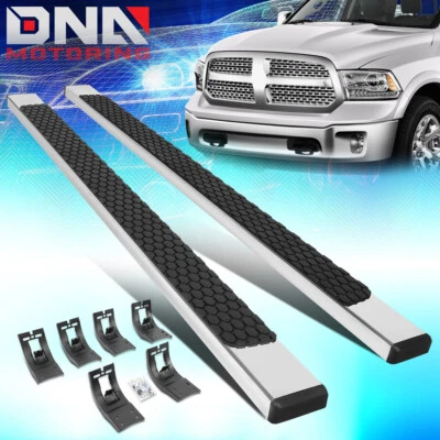For 2009-2022 Dodge Ram Crew Cab 5" Side Step Nerf Bar Running Board Chrome - Image 1 of 4