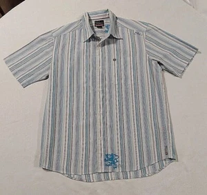 Quiksilver Men's Vintage Retro Striped Shirt, Size S - Picture 1 of 12