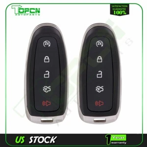 2 For Ford Escape Titanium 2013 2014-2016 Key Fob Shell Replacement 5 Buttons - Picture 1 of 7