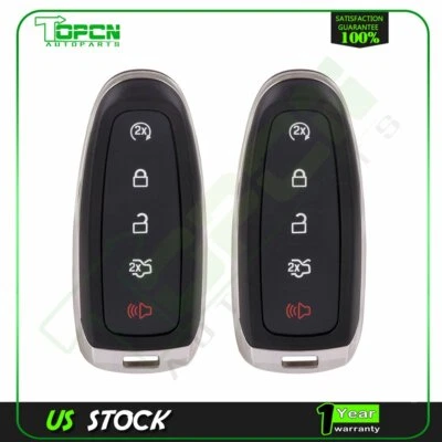 2 For Ford Escape Titanium 2013 2014-2016 Key Fob Shell Replacement 5 Buttons - Image 1 of 4