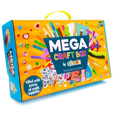 ABEEC Mega Craft Box - Kit Artigianale per Bambini - Arti e Mestieri per Bambini
