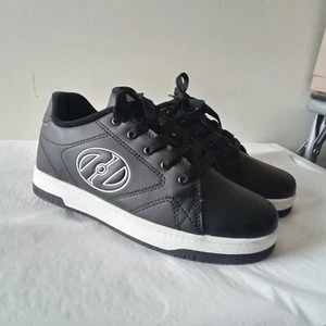 Heelys HES10449 schwarz Rad Skate Schuhe Schnürschuhe Low Top runde Spitze Größe 6 - Bild 1 von 10