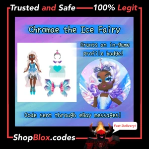 ROBL0X ROYALE HIGH Chromae Wings Fashion Doll CODE ONLY SENT Messages - Bild 1 von 3