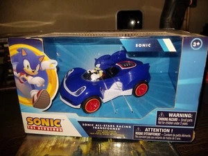 SONIC THE HEDGEHOG KLEIN 15 CM ZURÜCKZIEH-ACTION AUTO BRANDNEU IM BOX - Bild 1 von 5