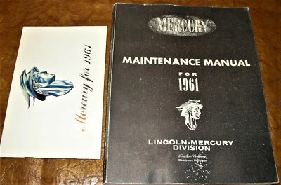 1961 61 Mercury Monterey Meteor Colony Park S-22 Comet Maintenance Shop Manual - Image 1 of 4