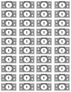 Monopoly Dinero 1's 2025 Cash Genuino Oficial Uno Dólar Notas 10-40 Pack Recarga - Imagen 1 de 10