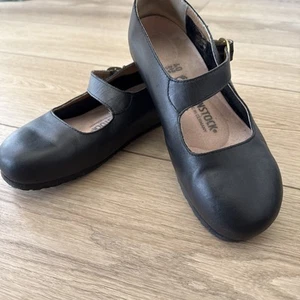 Birkenstock Women’s Tracy Black Leather Mary Jane’s Size 40, retail $140 - Picture 1 of 3