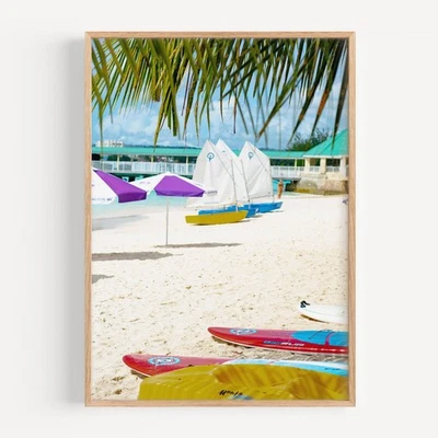 Beach Ocean Relaxing Wall Art Poster Print BS100-33_0 - Image 1 of 4