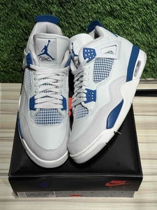 Size 13M/14.5W - Jordan 4 Retro Military Blue (2024) Sz 13M. FV5029-141 Pre-Owne - Picture 1 of 6
