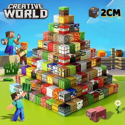 210x Magnetic Building Blocks Set Boys Birthday Gift Kids Educational Toy Random - image 1 of 4