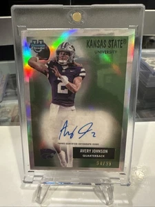 AVERY JOHNSON 2025 Bowman U University Chrome 1955 Refractor On Card AUTO #/99 - Picture 1 of 4