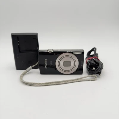 Canon IXUS 185 Schwarz - Kompakte Digitalkamera - 20 MP - Getestet - Bild 1 von 4