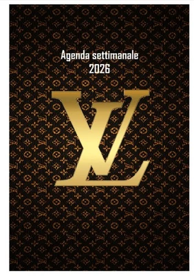 Agenda settimanale 2026 A4 LOUIS VITTUON X APPUNTAMENTI 21x30  spirale metallo - Immagine 1 di 4