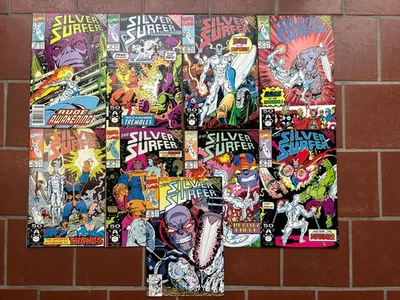 Marvel Comics Silver Surfer #51 1991 - 59 Infinity Gauntlet lote de 9 Foto 1 de 4