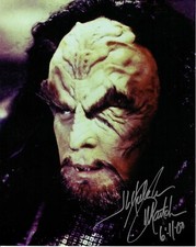 J. G. Hertzler Signed Star Trek Deep Space Nine Martok 8x10 Photo #6