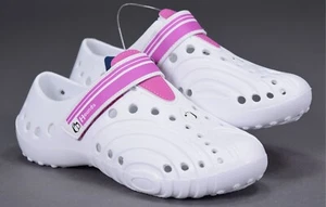 SCARPE ULTRALITE DA DONNA LEGGERE HOUNDS NUOVE CON ETICHETTE BIANCHE/ROSA CALDO TAGLIA 5/6 - Foto 1 di 9