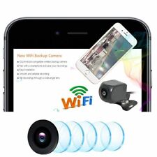 WiFi Reverse Camera 175°Wireless Car Rear View Cam Backup iPhone Android IOS Kit