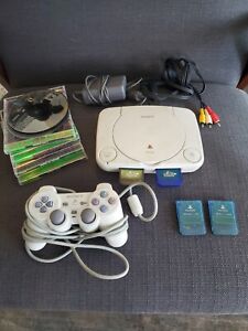 Sony PlayStation 1 PS1 PSONE Console  SCPH-101 Bundle + 5 Games