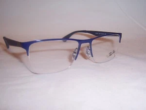 NEU Ray Ban BRILLE RX 6335 BLAU AUF GUNMETAL 2947 54mm ORIGINAL RB6335 - Bild 1 von 7