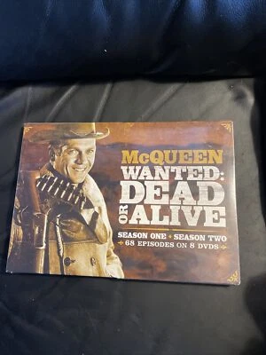 Wanted Dead Or Alive Complete Seasons 1-2 New DVD Steve McQueen (68 Epds) - Image 1 of 2