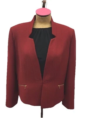 Красный блейзер Tahari Arthur S Levin размер 14P - Изображение 1 из 4