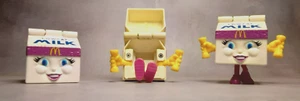 MILLY MILK CARTON Happy Meal Toy ~ McDonalds Changeables  @1993 - Bild 1 von 3