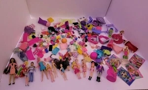 Mattel Barbie Polly Pocket Disney Princess Dolls Clothes Accessories Shoes Lot - Picture 1 of 24