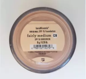 bareMinerals Original Foundation Fairly Medium Talc-free SPF 15 0.21 oz New - Picture 1 of 2