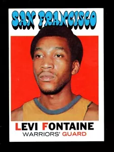 1971-72 TOPPS #92 LEVI FONTAINE EX BACK WAX - Picture 1 of 2