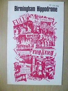 B'Ham Hippodrome Theatre Concert Programme 1974- in CONCERT MAX BYGRAVES - Picture 1 of 3