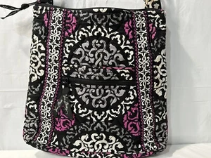VGC-Vera Bradley Crossbody Hipster Bag/Purse In Canterberry Magenta - Picture 1 of 13