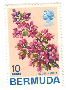 Bermuda - 1970 - Flowers - Bougainvillea sp. - 10 C - Mint - #1